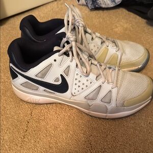 Nike White and Black Athletic Shoes